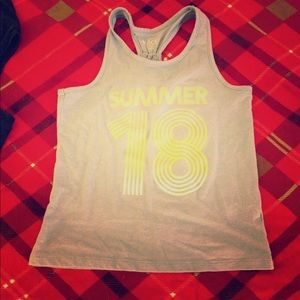 A blue tank top for summer